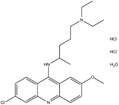APE-B1823-50MG Реактив Quinacrine 2HCl, 50 мг, ApexBio