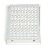 HSP9955 Планшеты Hard-Shell 96-лун. с юбкой белые с белыми лунками, штрих-код, 50 шт., Bio-Rad